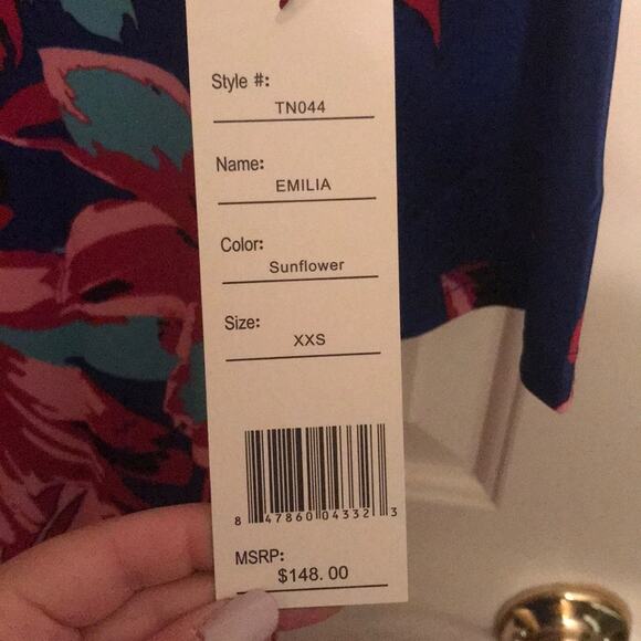 TRACY NEGOSHIAN Emilia Printed Shift Dress xxs - Picture 8 of 9